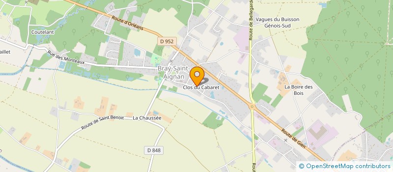 localisation de l'entreprise SANDRINE SPORT SANTE à BRAY-SAINT-AIGNAN
