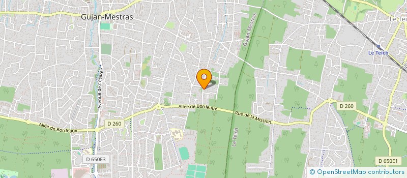 localisation de l'entreprise SANDRINE TRAVAUX ECO RESPONSABLE  GUJAN-MESTRAS