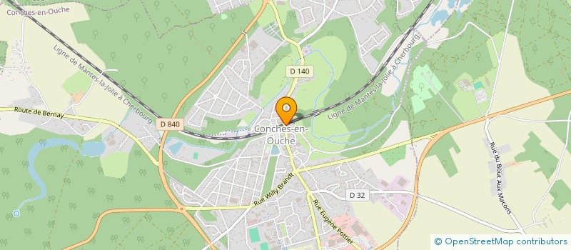 localisation de l'entreprise SANDRIS FLEURS  CONCHES-EN-OUCHE