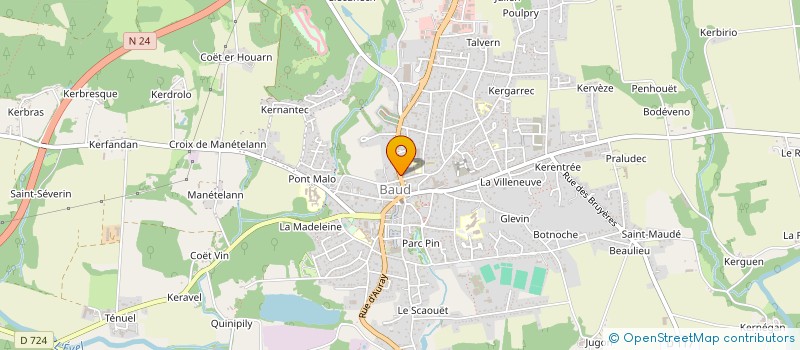 localisation de l'entreprise SANDRO  BAUD