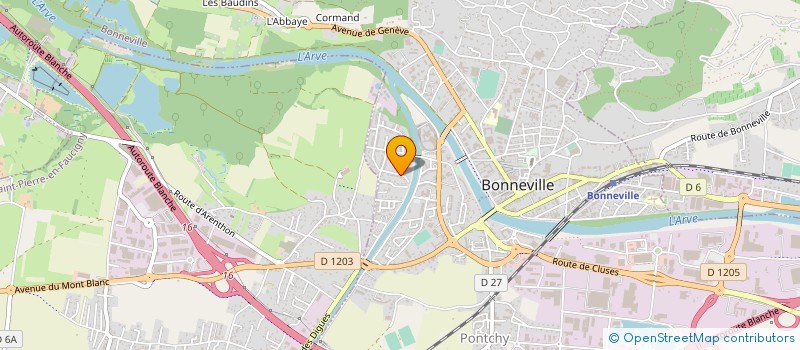 localisation de l'entreprise SANDRO AMBORD WILMA PICASSO  BONNEVILLE