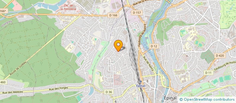 localisation de l'entreprise SANDRO PULCINA  EPINAL