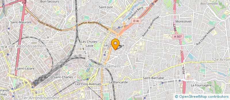 localisation de l'entreprise SANDROLINE  SAINT-VICTORET