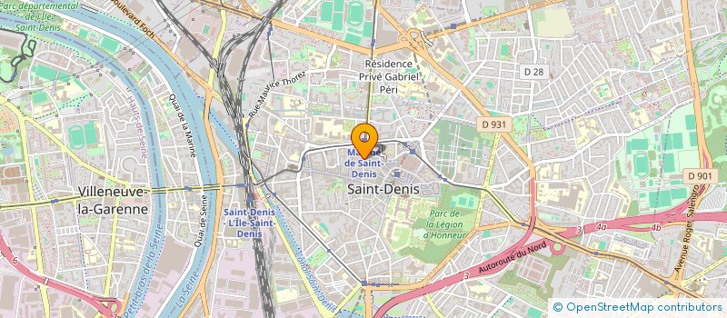 localisation de l'entreprise SANDROMA  SAINT-DENIS