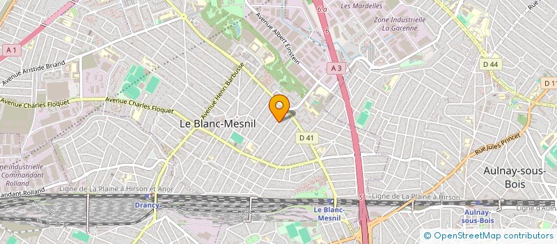 localisation de l'entreprise SANDROU  LE BLANC-MESNIL