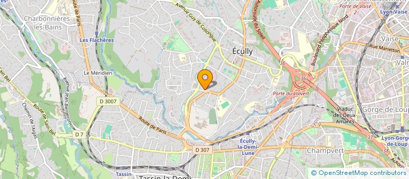 localisation de l'entreprise SANDS CONSEIL  ECULLY