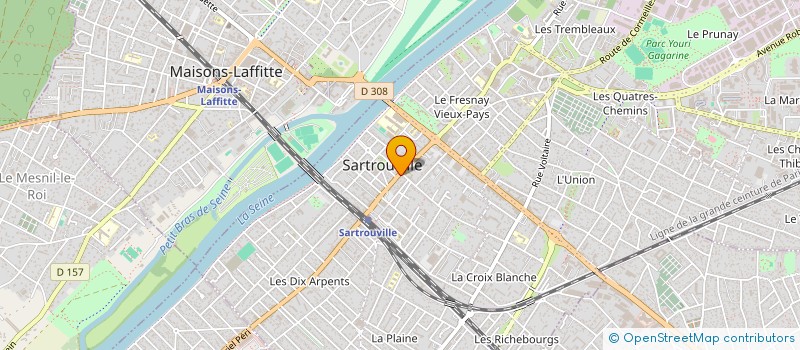 localisation de l'entreprise SANDSYL  SARTROUVILLE