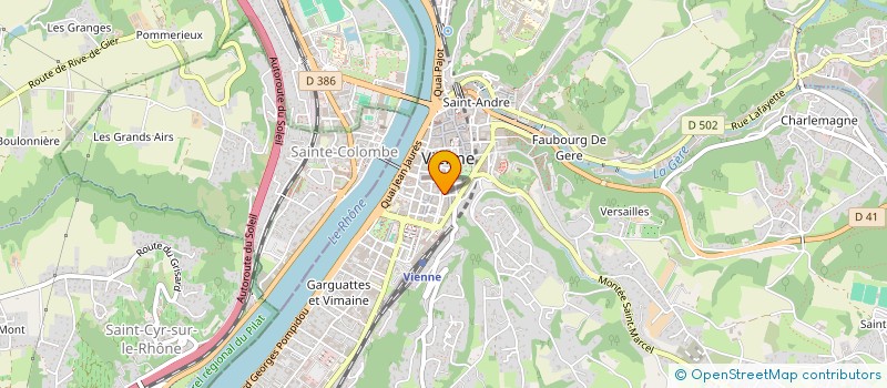 localisation de l'entreprise SANDTON MIAMI à VIENNE