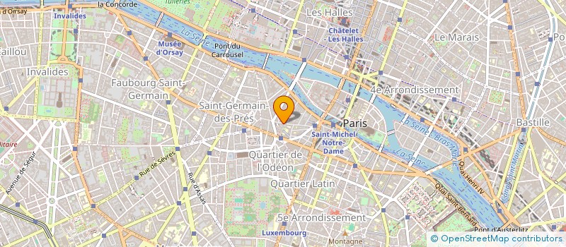 localisation de l'entreprise SANDUS à PARIS
