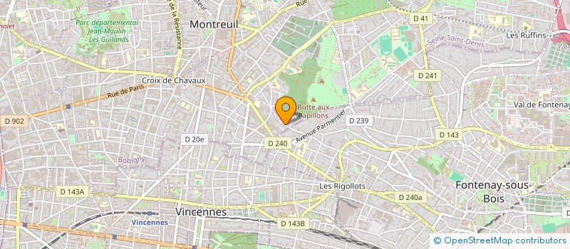 localisation de l'entreprise SANDWELL COMPUTER à MONTREUIL