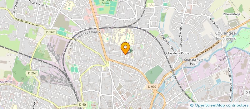 localisation de l'entreprise SANDWICH'LAND à NEVERS