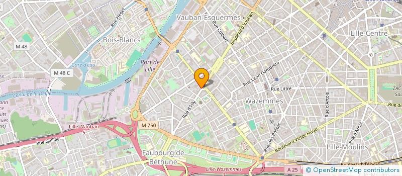 localisation de l'entreprise SANDWICHERIE CJ à LILLE