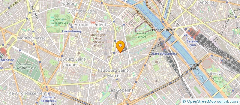 localisation de l'entreprise SANDWICHERIE DE LA FAC  PARIS