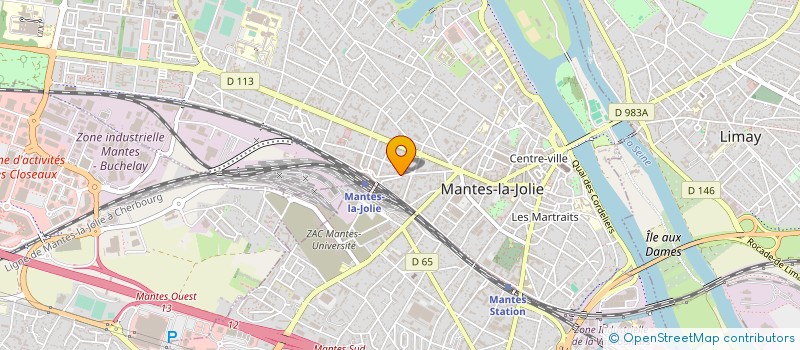 localisation de l'entreprise SANDWICHERIE DE LA GARE LE HOGGAR  MANTES-LA-JOLIE