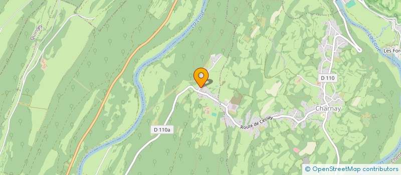 localisation de l'entreprise SANDWICHERIE L'AME  CESSEY