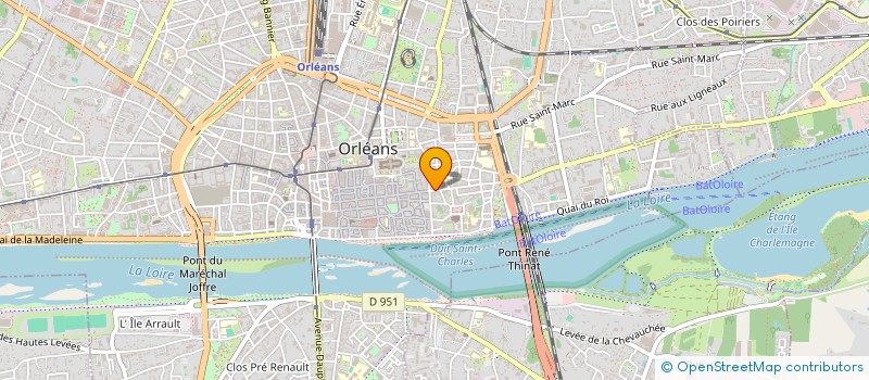 localisation de l'entreprise SANDWICHERIE MB à ORLEANS