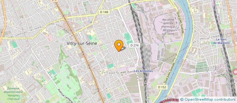localisation de l'entreprise SANDWICHERIE RAHMA à VITRY-SUR-SEINE