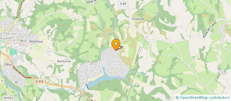 localisation de l'entreprise SANDWICHERIE SARTHOU à SAINT-PEE-SUR-NIVELLE