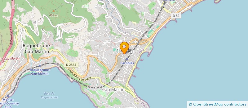 localisation de l'entreprise SANDWICHLAND à ROQUEBRUNE-CAP-MARTIN