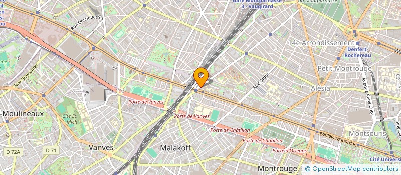 localisation de l'entreprise SANDWICHS à PARIS