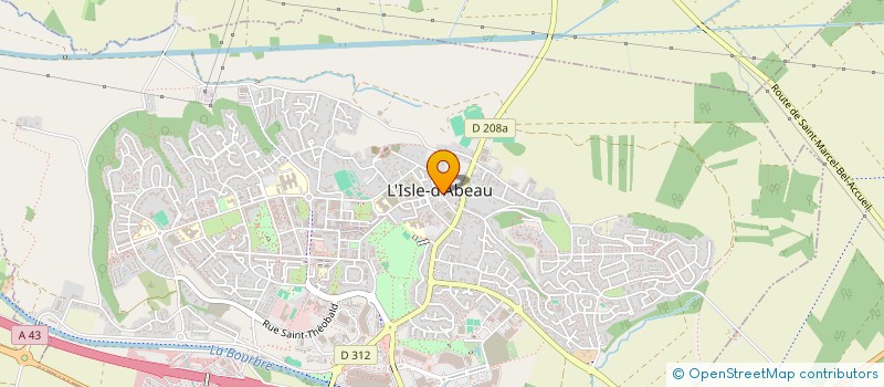 localisation de l'entreprise SANDWICHS ET SAVEURS  L'ISLE-D'ABEAU