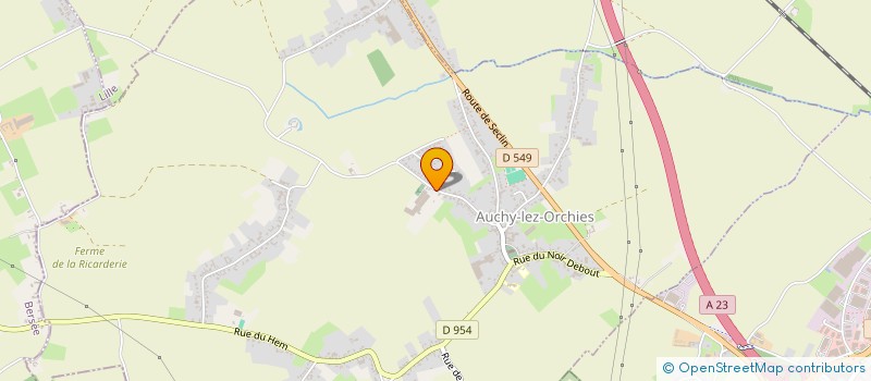 localisation de l'entreprise SANDY à AUCHY-LEZ-ORCHIES