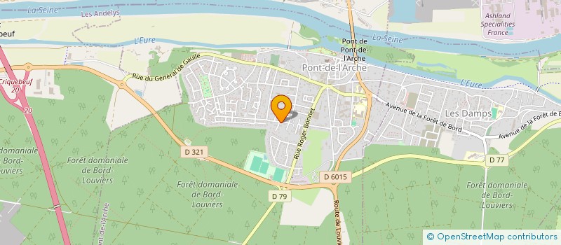 localisation de l'entreprise SANDY  PONT-DE-L'ARCHE