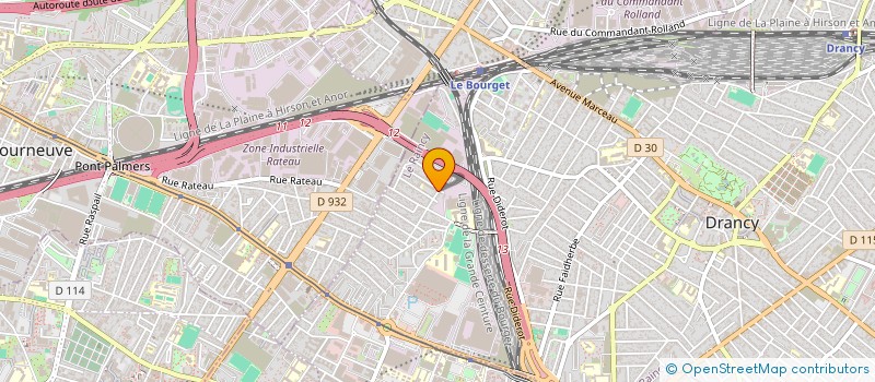 localisation de l'entreprise SANDY à DRANCY
