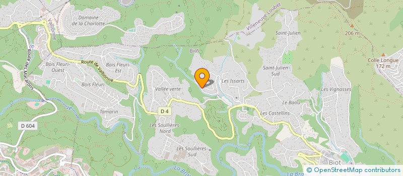 localisation de l'entreprise SANDY  BIOT