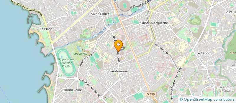 localisation de l'entreprise SANDY COIFFURE SARL à MARSEILLE