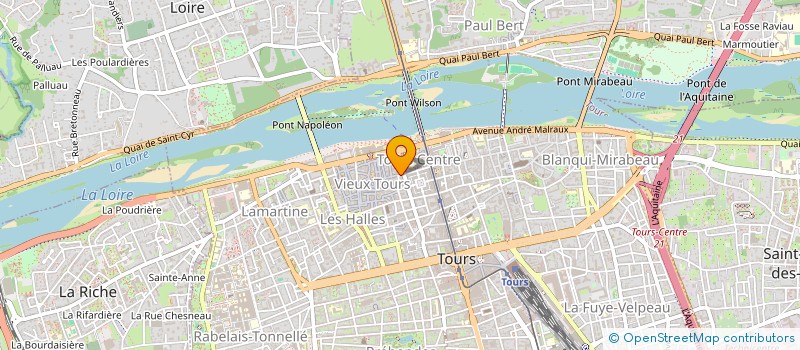 localisation de l'entreprise SANDY DEGRIFFE  TOURS