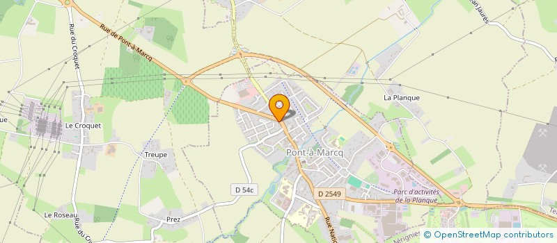 localisation de l'entreprise SANDY DOUZE  PONT-A-MARCQ