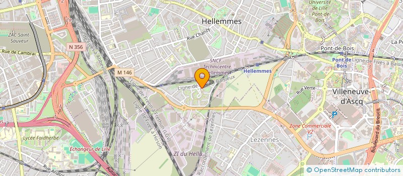 localisation de l'entreprise SANDY LOISIRS à LILLE