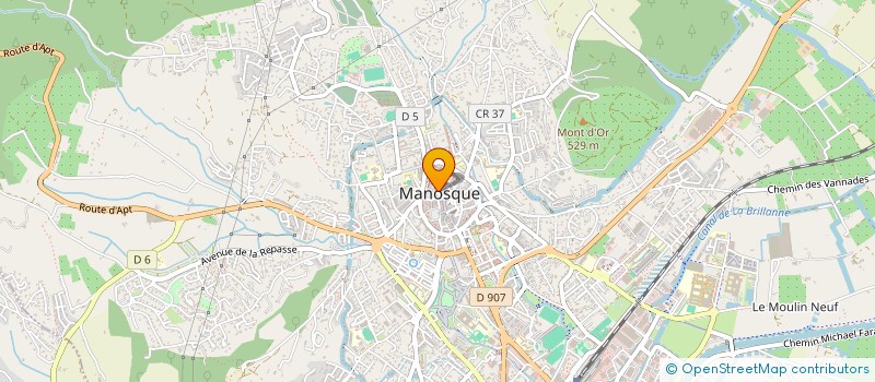 localisation de l'entreprise SANDY N'CO  MANOSQUE