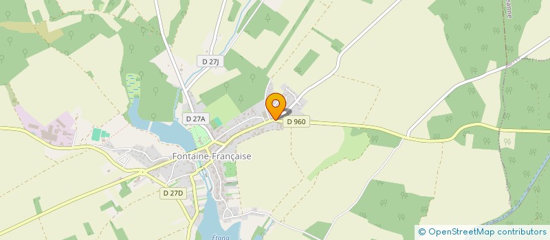 localisation de l'entreprise SANDY ORESTE  FONTAINE-FRANCAISE