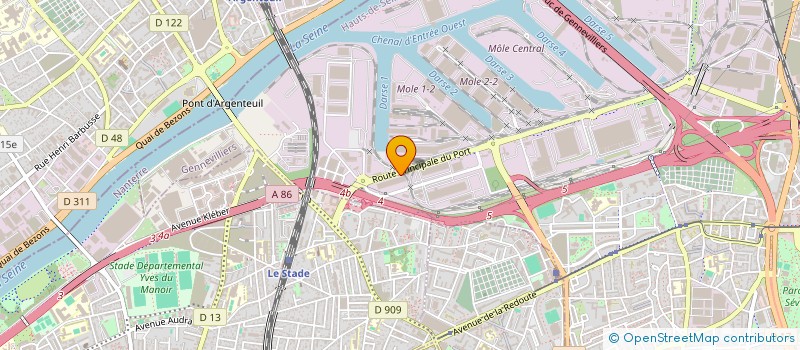 localisation de l'entreprise SANDY SPRINGFIELD à GENNEVILLIERS