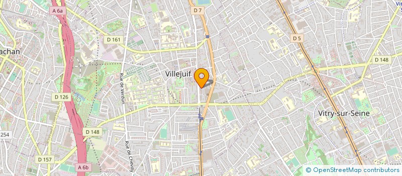 localisation de l'entreprise SANDY TOURS  VILLEJUIF