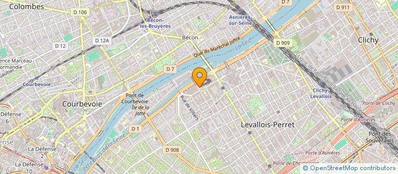 localisation de l'entreprise SANDYO à LEVALLOIS-PERRET
