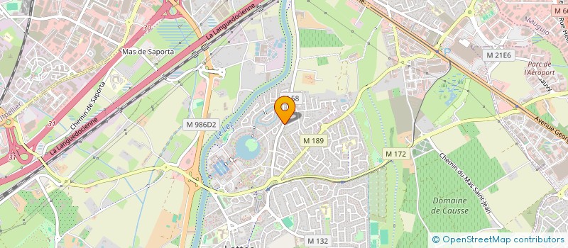 localisation de l'entreprise SANDYSTAR à LATTES