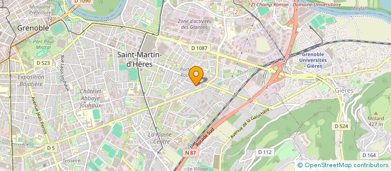 localisation de l'entreprise SANE à SAINT-MARTIN-D'HERES