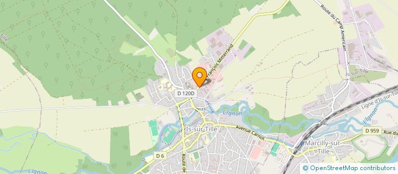 localisation de l'entreprise SANE  IS-SUR-TILLE