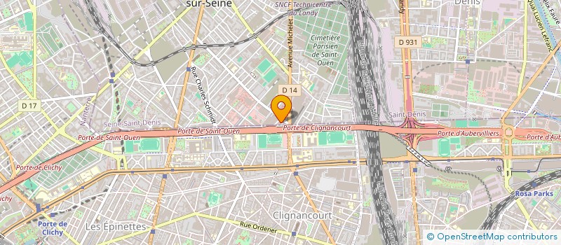 localisation de l'entreprise SANEC à SAINT-OUEN-SUR-SEINE