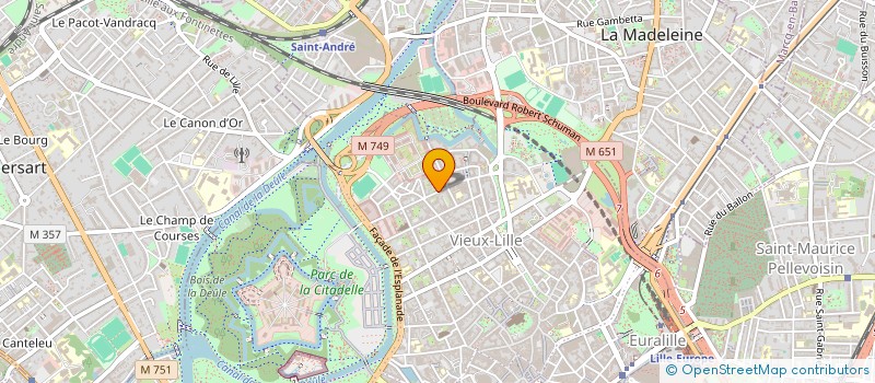 localisation de l'entreprise SANECO HOLDING à MARCQ EN BAROEUL