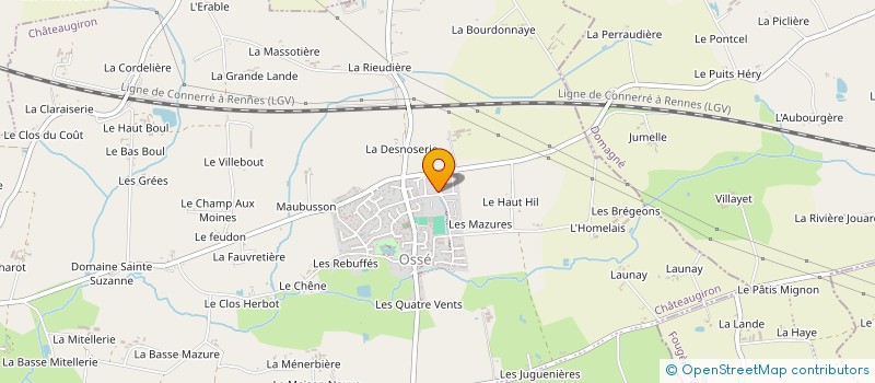 localisation de l'entreprise SANEDIS  CHATEAUGIRON