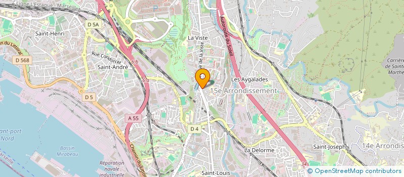localisation de l'entreprise SANEL à MARSEILLE