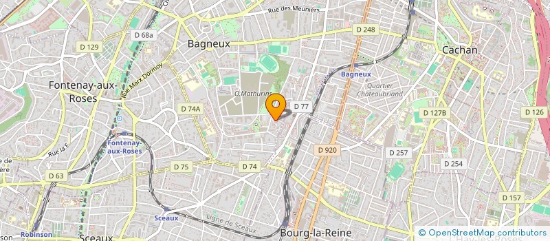 localisation de l'entreprise SANELA à BAGNEUX
