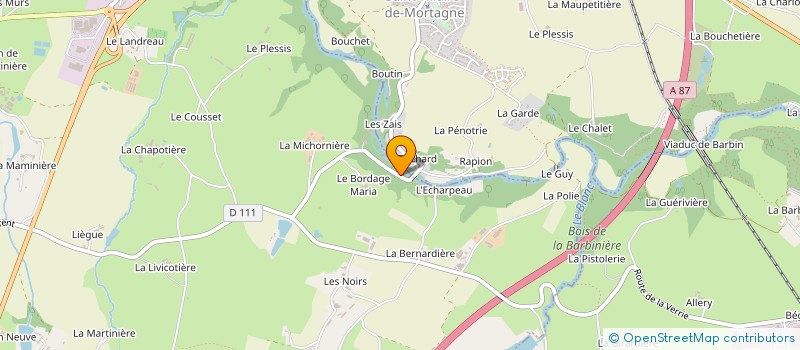 localisation de l'entreprise SANELO  CHANVERRIE