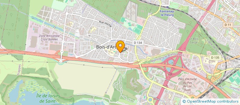 localisation de l'entreprise SANEMI ET CO 1  BOIS-D'ARCY