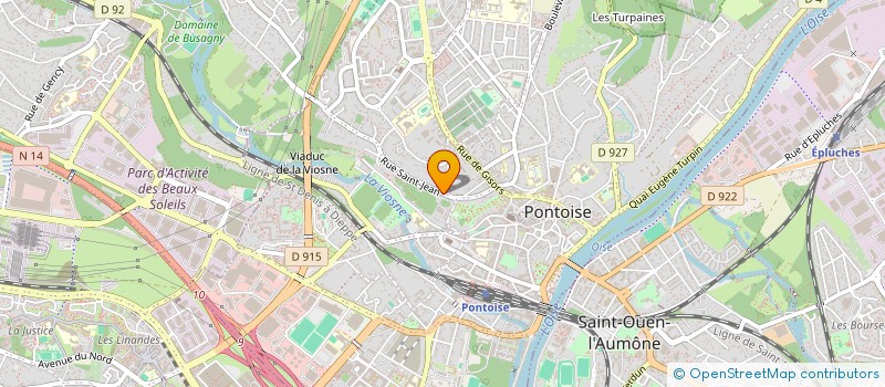 localisation de l'entreprise SANERISA  PONTOISE