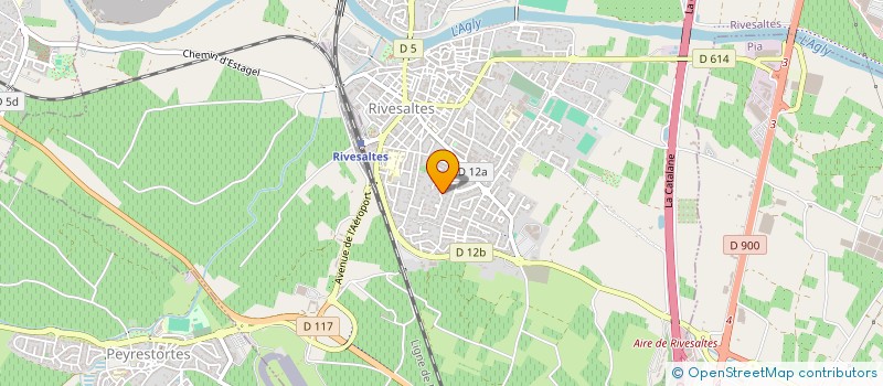 localisation de l'entreprise SANERO 97  RIVESALTES